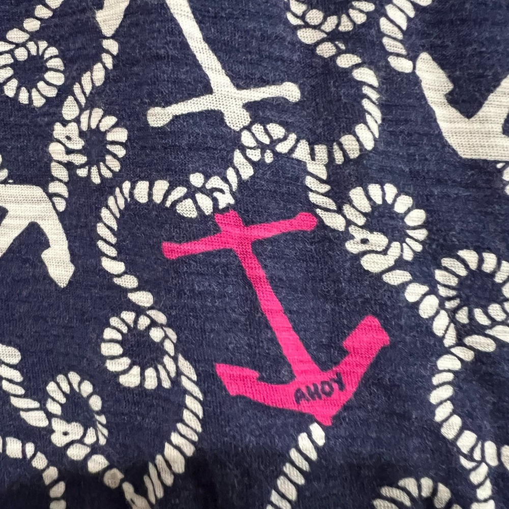 💙⚓️💗Lilly Pulitzer Ahoy Anchor Dress Size Large - Picture 5 of 8